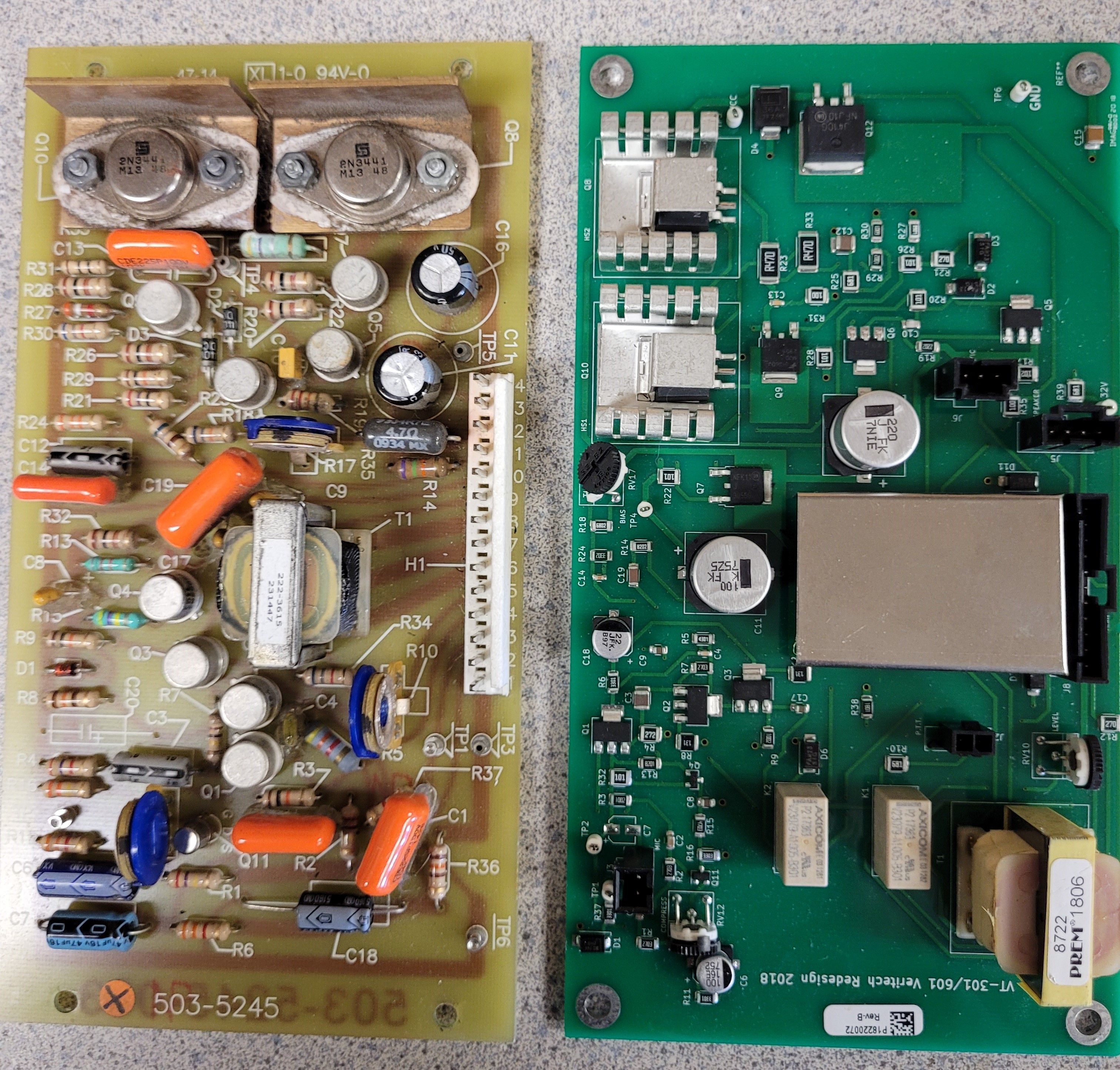 Keolis PA/IC boards